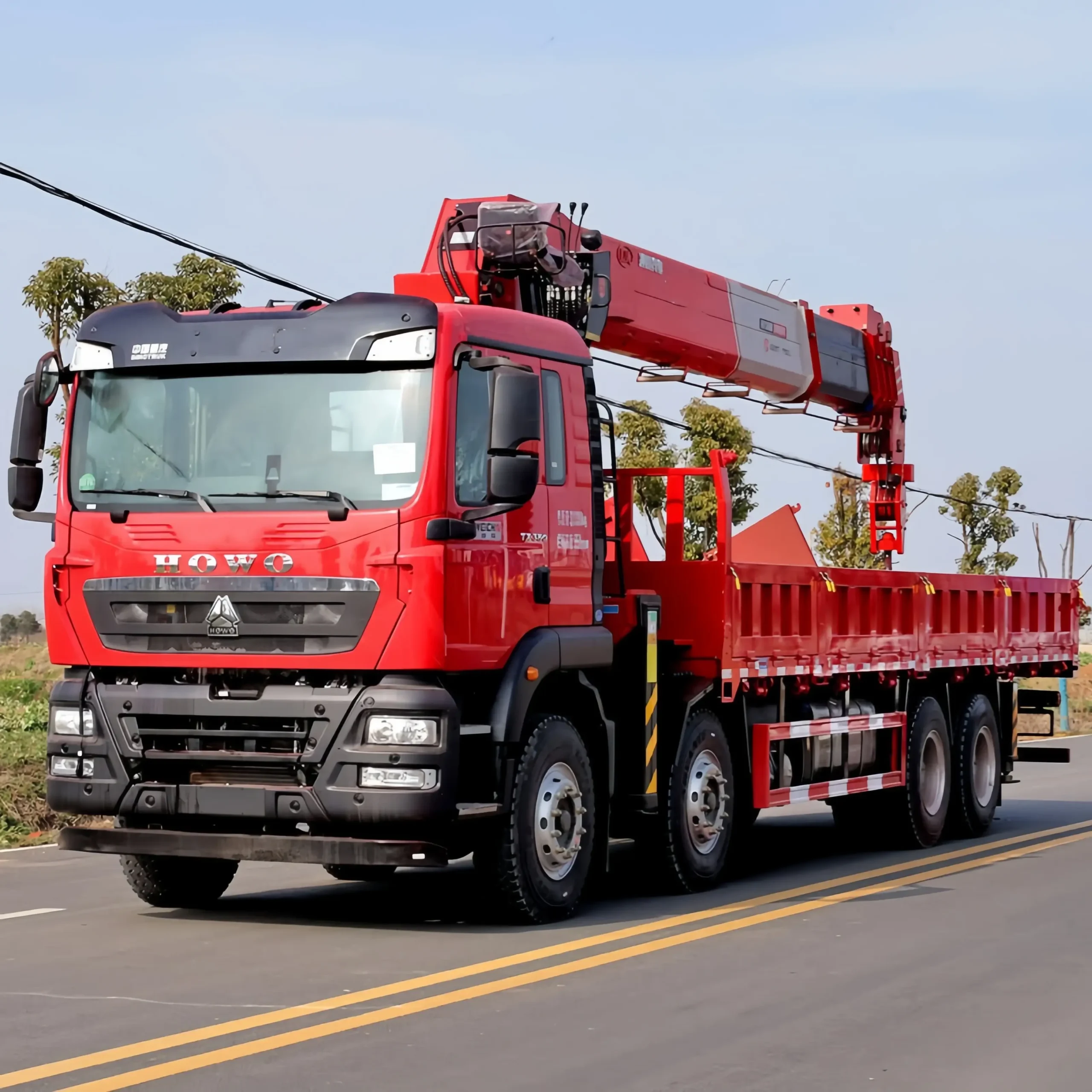Used HOWO Mounted Crane Truck for Sale
