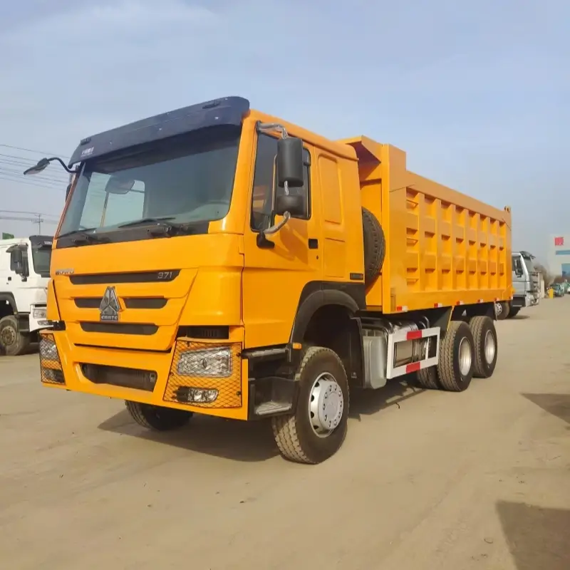 Used Howo 371 6x4 Dump Truck and Trailer for Sale