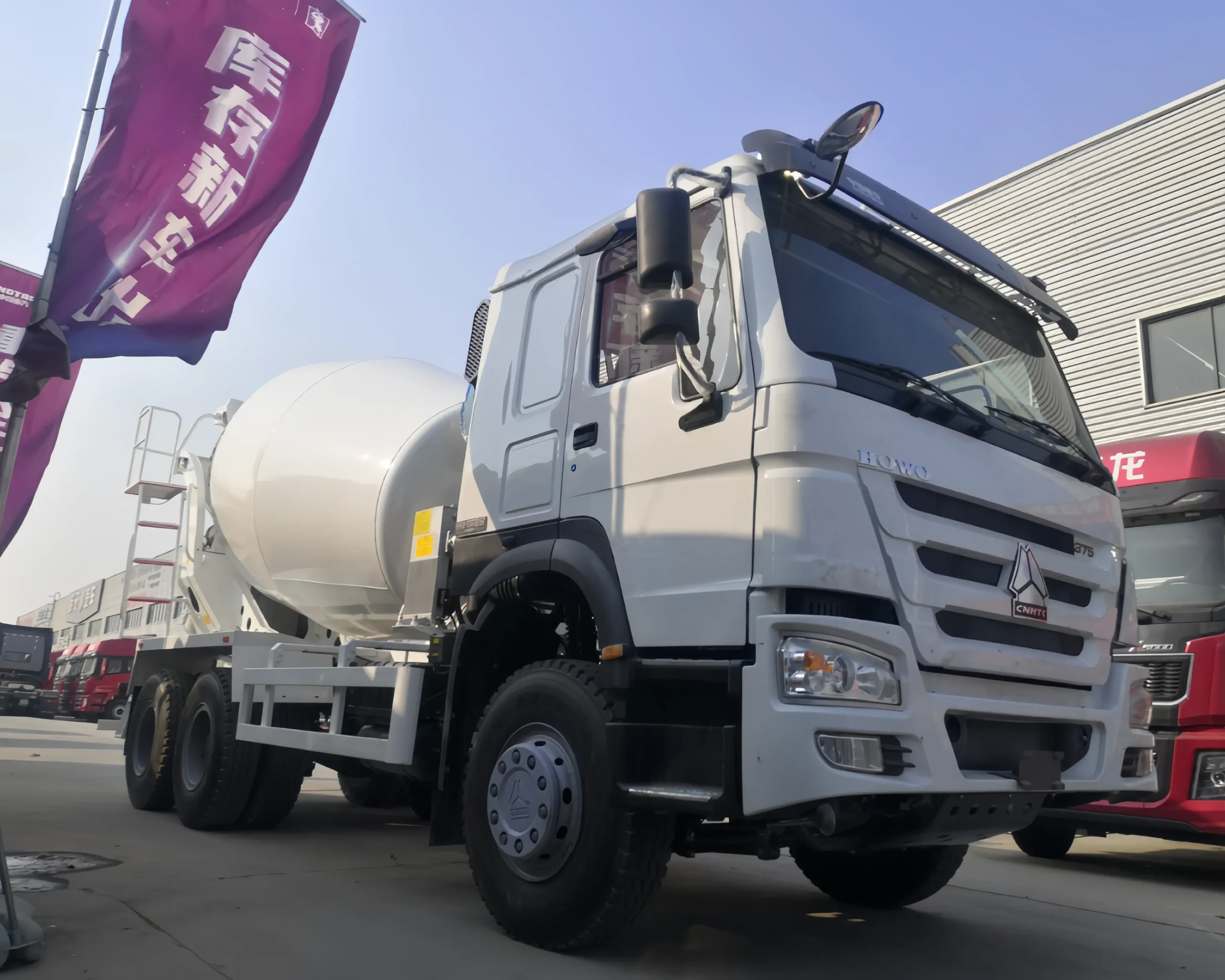 Used Mixer truck Manufacturer Howo 375 6x4