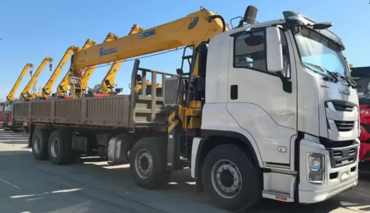 Used ISUZU Truck Mounted Crane For Sale